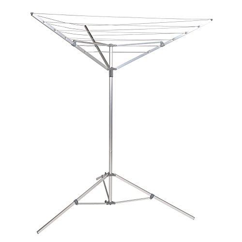 1 Portable Umbrella Drying Rack Aluminum 18 Lines with 64 ft Clothesline 