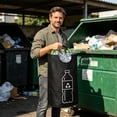 thumbnail image 5 of Recycling Bin Organizer for Bottles & Cans - Foldable Oxford Storage Bag, 28 Large Capacity Space-Saving Basket with Aluminum Handles Waterproof Portable Sorting Solution for Kitchen & Office, 5 of 10