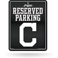 thumbnail image 1 of Rico Industries, Inc. Indians 8x11 Metal Sign Carbon Fiber Design Embossed Wall Parking Team Logo Novelty Baseball, 1 of 1
