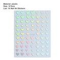 thumbnail image 2 of Pnellth Nail Art Sticker Easily Stick DIY Plastic Aurora Heart Nail Sticker for Women, 2 of 5