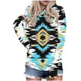 thumbnail image 3 of TaTaai Womens Retro Print Pullover Hoodie Long Sleeve Casual Loose Fit Vintage Graphic Hooded Sweatshirt Daily Wear Top Gift, 3 of 5