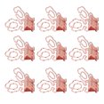 thumbnail image 4 of Office Binder Clips, Rose Gold Binder Clips Plating Process Cute  For School For Home Sunflower,Flower, 4 of 8