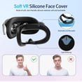 thumbnail image 3 of Silicone Cover Set for Meta Quest 3s Accessories, VR Protective Set for Oculus Quest 3s with Face Cover, VR Shell, Lens Protector, Controller Grip, Joystick Caps, Not Fit Quest 3, 3 of 10