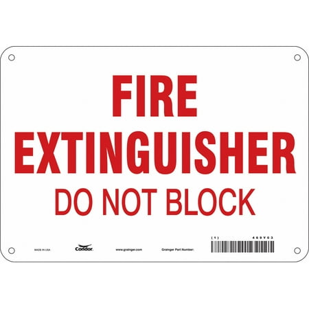 

Condor Safety Sign 7 in x 10 in Aluminum 469Y03 469Y03 ZO-G5558469