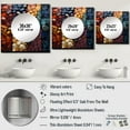thumbnail image 4 of Designart "Spiritual Stones Of euphony II" Spiritual Stone Square Mirror For Wall Decor - Large Multi-Color Square Mirror Printed Wall Decor - Traditional Square Living Room Mirror, 4 of 5