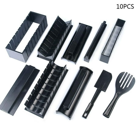 

10pcs/set Sushi Maker Kit Japanese Rice Ball Roller Mold Multifunctional Mould