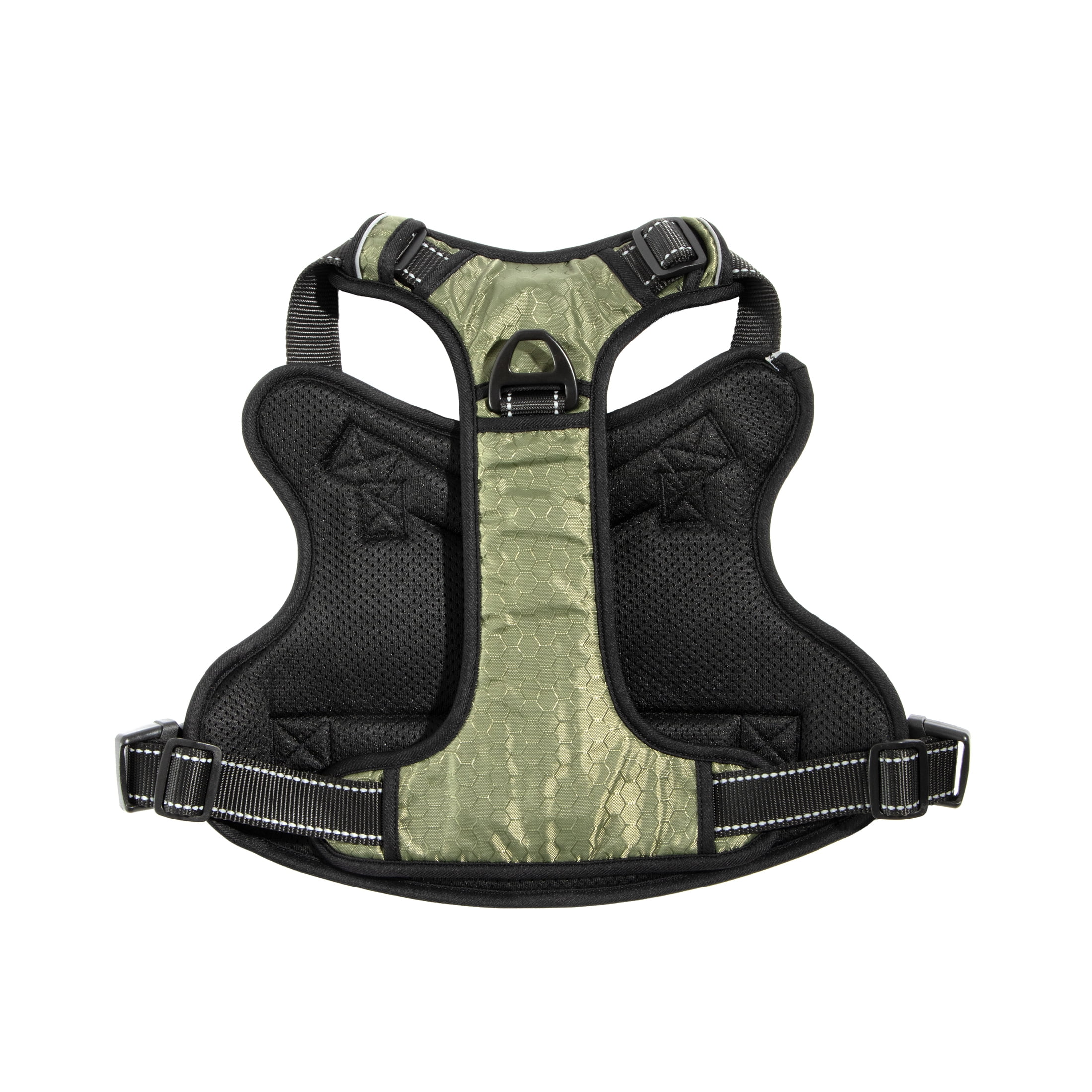 Mammoth Reflective Utility Dog Waking Harness, Green, Large