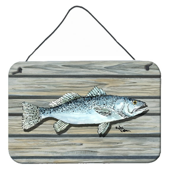 Fish Speckled Trout Wall or Door Hanging Prints