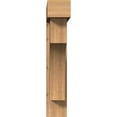 thumbnail image 2 of Ekena Millwork 7 1/2"W x 36"D x 40"H Westlake Block Smooth Bracket w/ Offset Brace, Western Red Cedar, 2 of 25