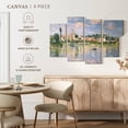 thumbnail image 4 of Elephant Stock Vetheuil In Summer 1880 Wall Art - Horizontal Multi Panel Canvas - Living Room Wall Decor - Nature Multi Panel - Gray And Blue Decor By Claude Monet - 43" x 27", 4 of 4