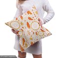 thumbnail image 5 of Tribal Fabric by the Yard, Various Sized Dreamcatchers Native Change Illustration, Decorative Upholstery Fabric for Chairs & Home Accents, Orange White by Ambesonne, 5 of 5