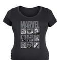 thumbnail image 3 of Marvel - Villain Grid - Maternity Scoop Neck Graphic T-Shirt, 3 of 5