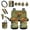 Fish Snake, variant on Uourmeti Black Cat Lightning Car Seat Cover Set Classic Car Front Back Seats Covers Full Sets with Seatbelt Strap Pads, Center Console Mat, Bear Shift Pad, Coasters Auto Interior Accessories