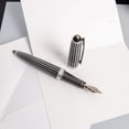 thumbnail image 2 of Diplomat Aero Fountain Pen - Black Stripes, 2 of 11