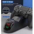 thumbnail image 3 of PS4 Controller Charger Dock Station, PS4 Controller Charger Station for Playstation 4 Controller, PS4 Remote Charging Station with Fast-Charging Port,, 3 of 6