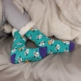 thumbnail image 3 of Women's Classic Winter Fleeced Thermal Cabin Crew Slipper Socks, 05 Snowman, 1 Pair, 3 of 5
