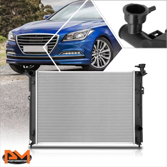 PM PERFORMOTOR for 15-16 Genesis 3.8L 5.0L Factory Style Aluminum Cooling Radiator DPI-13455