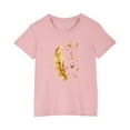 thumbnail image 1 of RXIRUCGD 2025 Vêtements d'Été pour Enfants T-shirt Imprimé Mode Mignon Col Rond Manches Courtes, 1 of 5