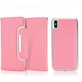 thumbnail image 1 of iphone 6 plus leather wallet case wide buckle separable pink case, 1 of 7