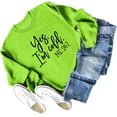 thumbnail image 3 of Yes Im Cold Me 24:7 Sweatshirt for Women Shirt Funny Vintage Long Sleeve Crewneck Letters Casual Loose Pullover Top, 3 of 4