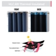 thumbnail image 4 of THD Lawrence 100% Blackout Thermal Grommet Window Curtain Panels for Bedroom and Living Room - Total Privacy and Energy Efficiency - Set of 2, 4 of 7