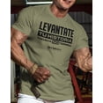 thumbnail image 2 of Levántate Tu Historia Todavía No Termina Workout Gym T-Shirt Funny Gym Shirt for Men Motivational Gym T-Shirt, Military Green, Small, 2 of 5