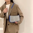 thumbnail image 4 of Bolso de mano con diamantes de imitación para mujer bolsa de Likrtyny mano de cuero para cena hombro y axila cruzado brillante, 4 of 9