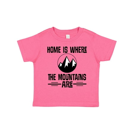 

Inktastic Home is Where the Mountains Are Gift Toddler Boy or Toddler Girl T-Shirt