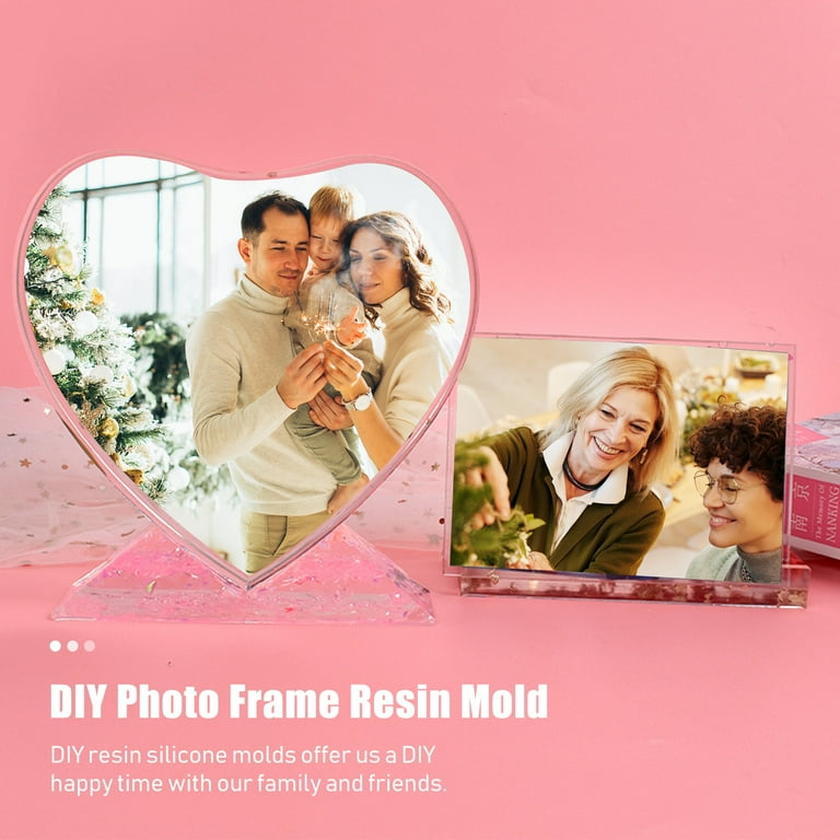 Resin Photo Frame Mold Silicone Picture Frames Resin Mold Love