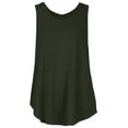 thumbnail image 6 of WULMLEO Plus Size Tank Tops for Women Summer Sleeveless Scoop Neck T-Shirts Tops Casual Tees Tunics Shirts Dark Green XL, 6 of 7