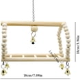 thumbnail image 2 of Deloky 7 Pack Bird Parrot Rocking Chew Toys - Bell Bird Cage Toys para pequeños periquitos, cacatúas, conures, pinzones, periquitos, guacamayos, loros, tortolitos Ormromra WMZL-1260, 2 of 4