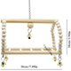 thumbnail image 2 of Deloky 7 Pack Bird Parrot Rocking Chew Toys - Bell Bird Cage Toys para pequeños periquitos, cacatúas, conures, pinzones, periquitos, guacamayos, loros, tortolitos Ormromra WMZL-1260, 2 of 4