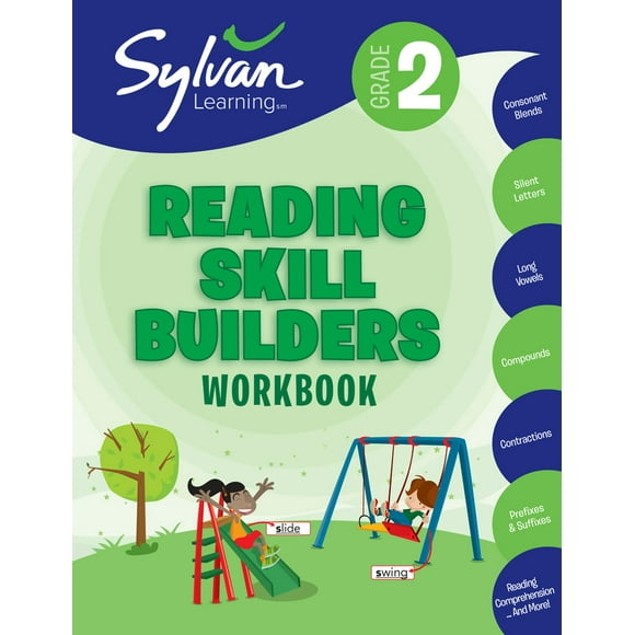 Pre-Owned 2nd Grade Reading Skill Builders Workbook: Consonant Blends, Silent Letters, Long Vowels, Compounds, Contractions, Prefixes and Suffixes, Reading Comp (Paperback) 0375430261 9780375430268