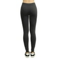 thumbnail image 3 of 3 Pack Women's Leggings with High Waisted Ribbed Waistband No See-Through Athletic Workout Running Cycling Yoga Pants Tummy Control Activewear, 3 of 3