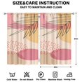 thumbnail image 2 of Modern Abstract Geometric Lines Boho Curtains-Blackout Curtains Bedroom Decor Living Room Darkening Grommet Window Drapes 2 Panels Set 52"x 84", 2 of 2