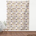 thumbnail image 4 of Ambesonne Pet Fabric by the Yard Upholstery, Paws Pattern Hearts Ornament, 10 Yards, Pale Cinnamon and Warm Taupe, 4 of 5