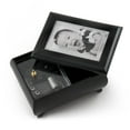 thumbnail image 2 of 3" X 2" Wallet Size Matte Black Photo Frame Music Box With New Pop-Out Lens System - Three Coins in the Fountain, 2 of 2