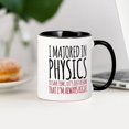 thumbnail image 3 of CafePress - Majored In Physics Mugs - 11 oz Ceramic Mug - Novelty Coffee Tea Cup, 3 of 4
