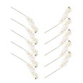 thumbnail image 1 of 10pcs Plantas Orquídea Phalaenopsis Florales Artificiales Decoración Jardín Casa Color Blanco SM SunniMix Flor artificial, 1 of 8