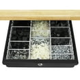 thumbnail image 2 of Steel Drawer 6" High with Partitions and Full Ball Bearing Suspension - 2"High x 14.5" Wide x 17" Length - Black, 2 of 2