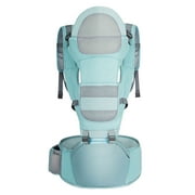 Multi-Function Baby Carrier With Hip Seat For Babies From 0-36 Months Cotton Mesh Breathable Fabric With Padding Swaddle Comfort With Adjustable Harness 3 Colors