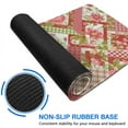 thumbnail image 6 of Long Mouse Pads for Desk,Pioneer Flower Floral Print Pattern Desk Mats on Top Of Desks, Desk Mouse Pad Extra Large with 3mm Non-Slip Base and Stitched Edge for Gaming,Office,Work,Home 31.5"x11.8", 6 of 6