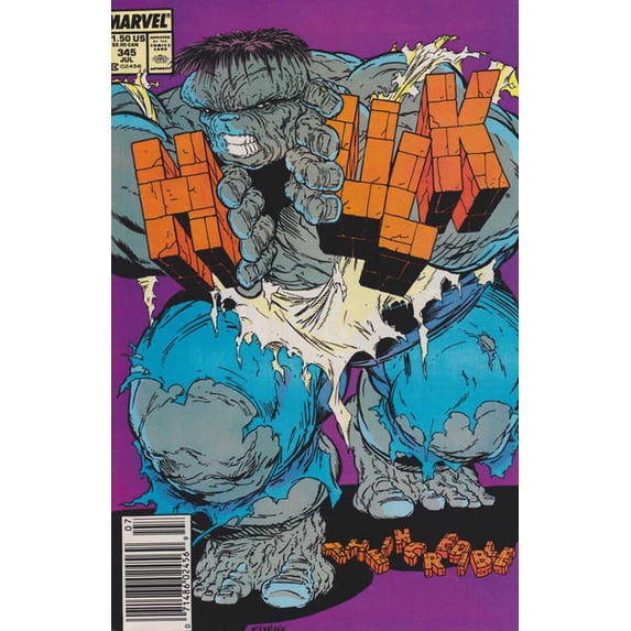Incredible Hulk, The #345 (Newsstand) VF ; Marvel Comic Book