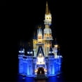 thumbnail image 2 of BRIKSMAX LED Lighting Set for (the Cinderella Princess Castle), Light Kit Compatible with Legos 71040 Building Blocks Model (Not Include the Building Set), 2 of 7