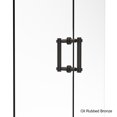 thumbnail image 5 of Contemporary 6 Inch Back to Back Shower Door Pull with Dotted Accent, 5 of 5