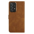 thumbnail image 4 of Allytech Case for Samsung Galaxy A33 5G Cover, Durable PU Leather Magnetic Snap Wrist Strap Card Holder Phone Flip Stand Wallet Case for Galaxy A33 5G 6.4 inch, Brown, 4 of 9