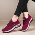 thumbnail image 4 of HTHLVMD Everyday and Travel Wear, Womens Walking Shoes, Casual Mesh Walking Shoes, Women's Running Shoes, Breathable Soft-Soled Low-Top Walking Training Shoes, Comfortable Outdoor Sports, Red 8, 4 of 9