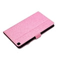 thumbnail image 5 of Dteck Case for Samsung Galaxy Tab A7 Lite 8.7-inch SM-T220 T225 (2021),Magnetic Bling Glitter Card Holder Wallet Case PU Leather Kickstand Hybrid Rubber Folio Protective Cover,Pink, 5 of 7