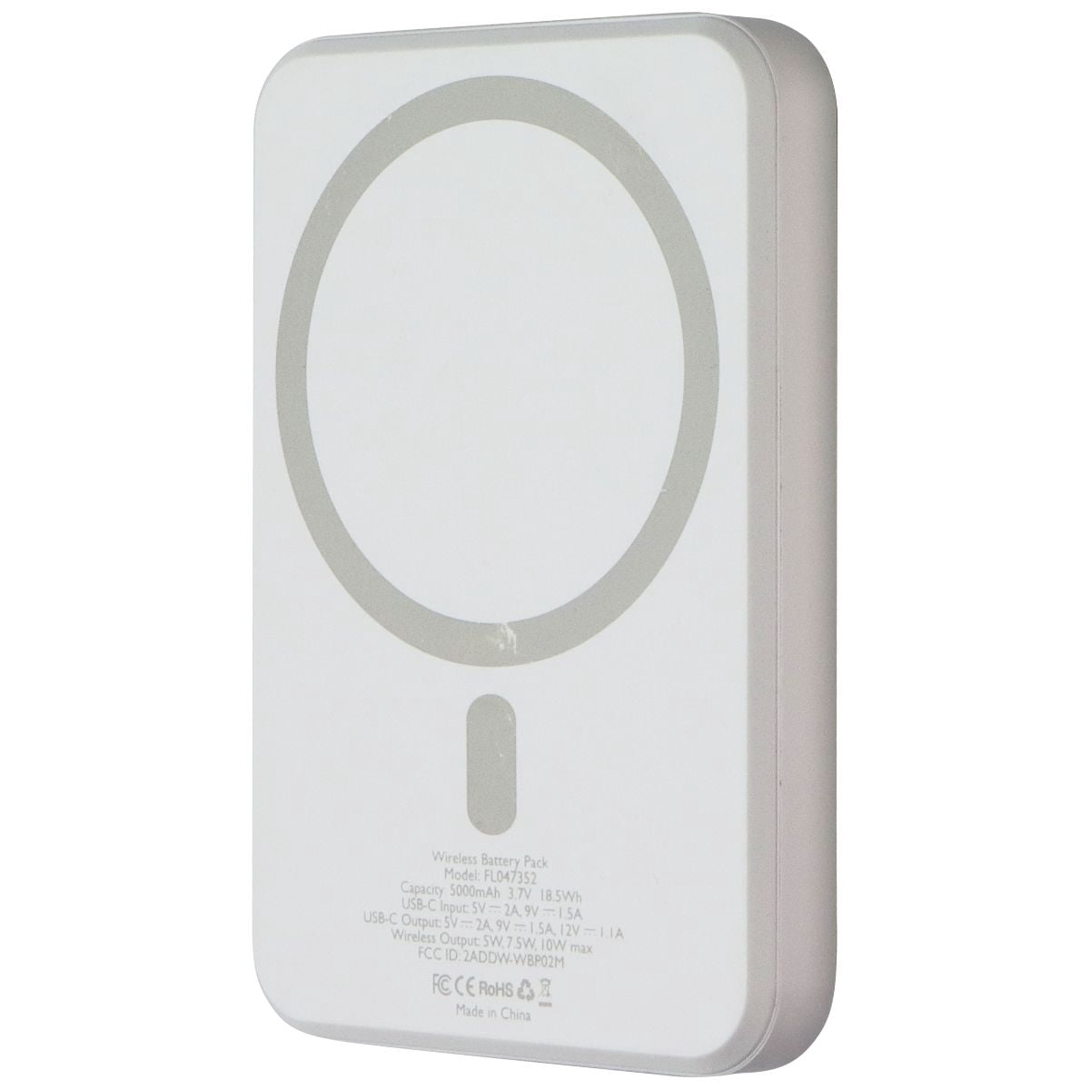 Case-Mate Fuel 5,000mAh Wireless Battery Pack for MagSafe - White (FL047352)