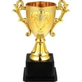 thumbnail image 3 of LEEYNEER Trophy Golden Plastic 1Pack 7.1In Height, 3 of 5